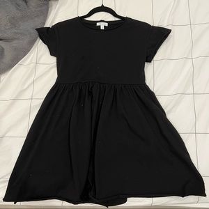 Abound black mini flare tshirt dress